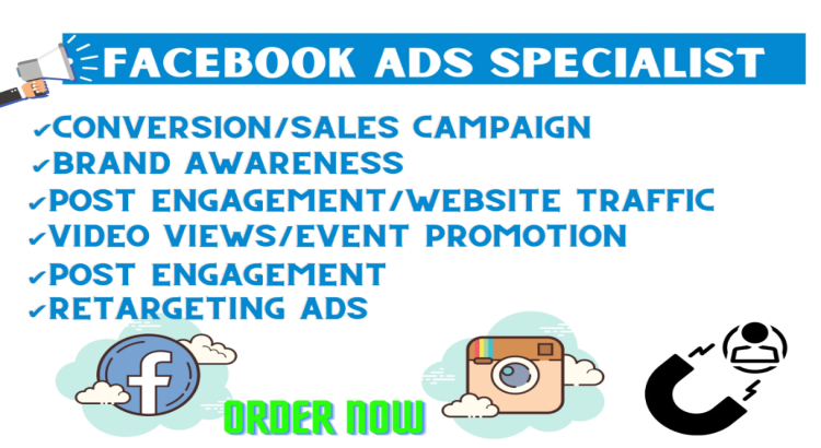 I will run facebook ads campaign for sales and reach campaigns